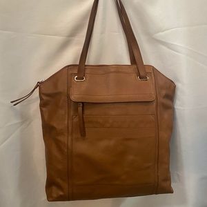 Banana Republic Leather Work Tote